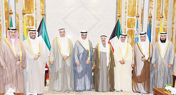 His Highness the Amir receives senior legislators