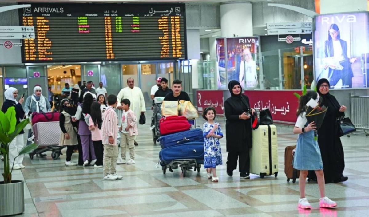 Kuwait airport sees surge in post-vacation travelers