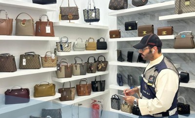 Women’s Bags and Shoes Among Thousands of Fake Items Seized in Mall