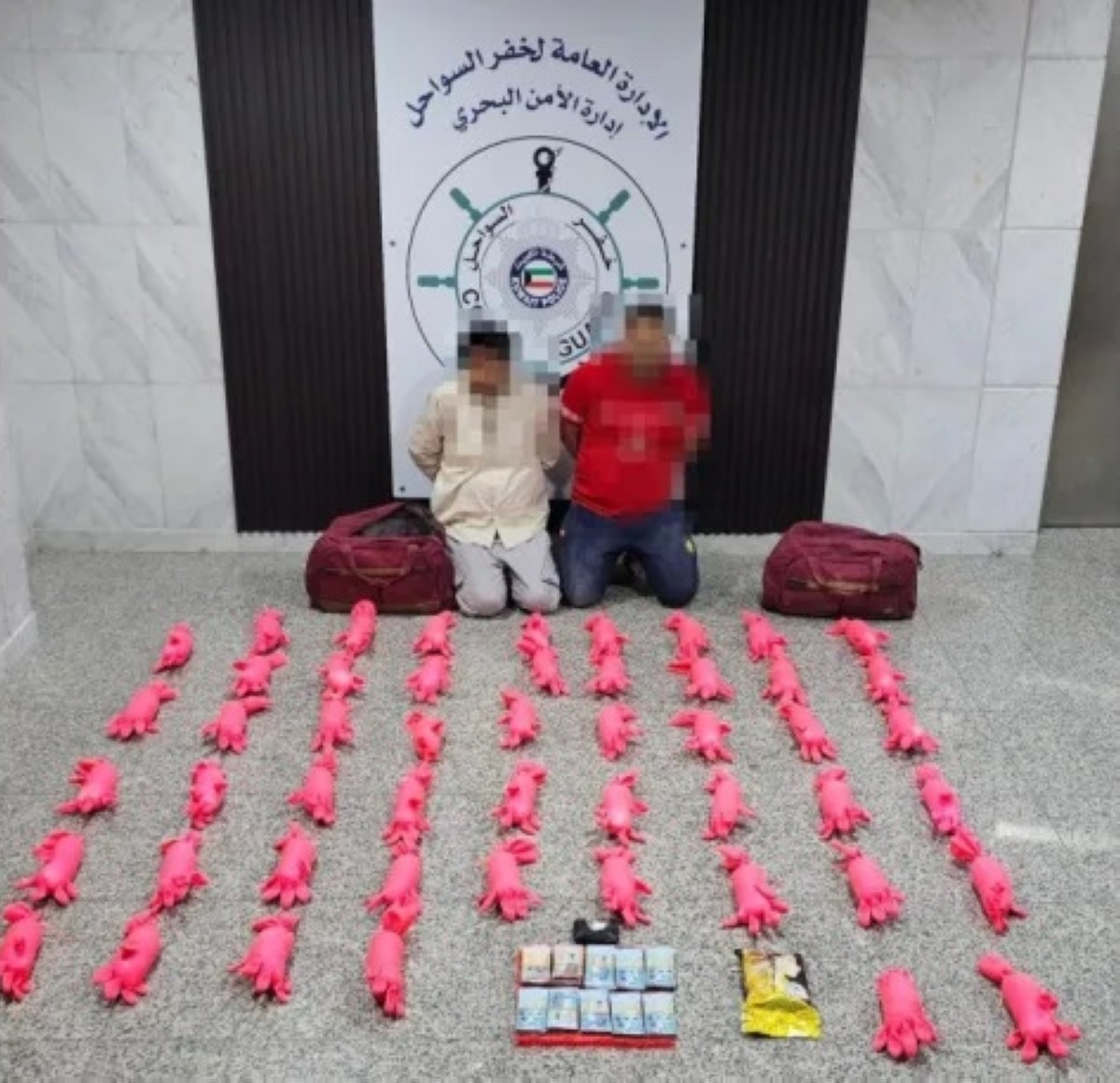 Two arrests made following precise intelligence on 51kgs of drugs being smuggled by sea