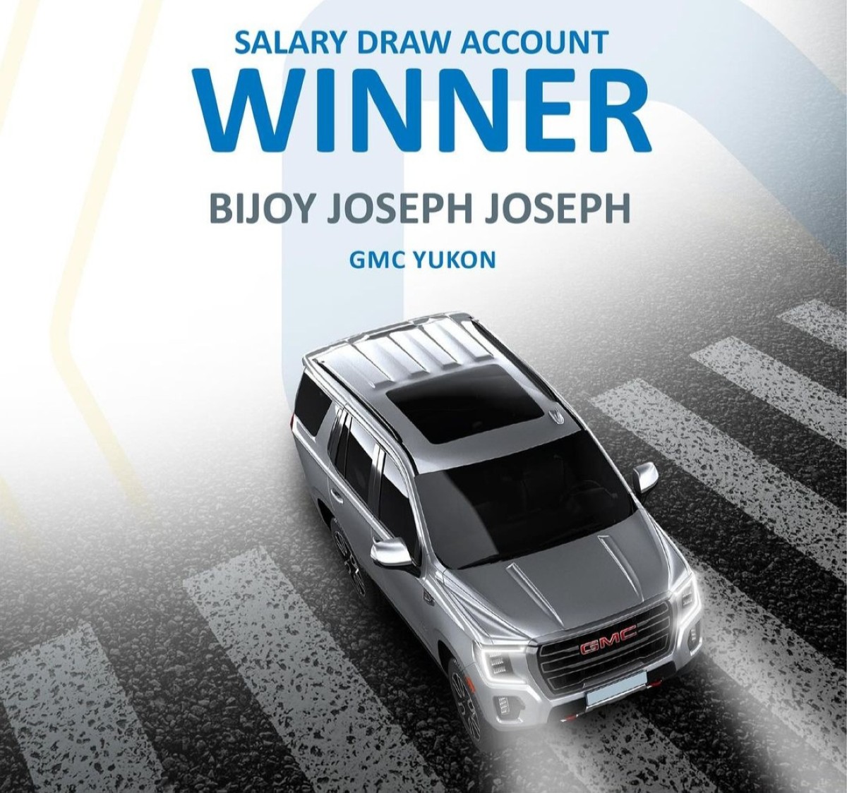 ABK announces GMC Yukon Quarterly Draw winner