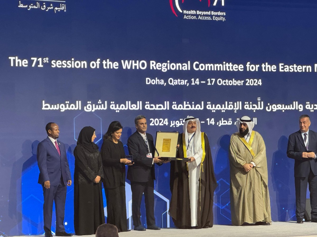 Kuwait honors cancer and heart disease innovators at WHO Regional meeting