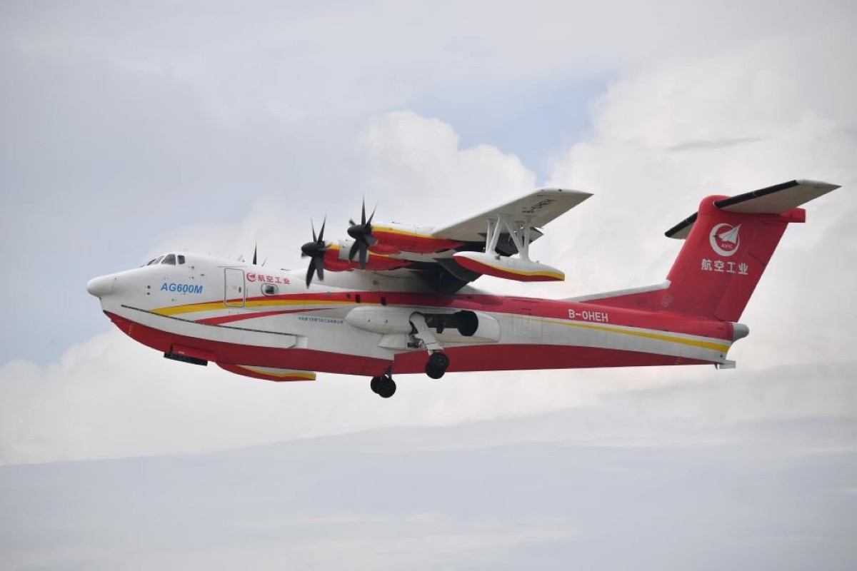 China's AG600 amphibious aircraft starts full-scale fatigue test