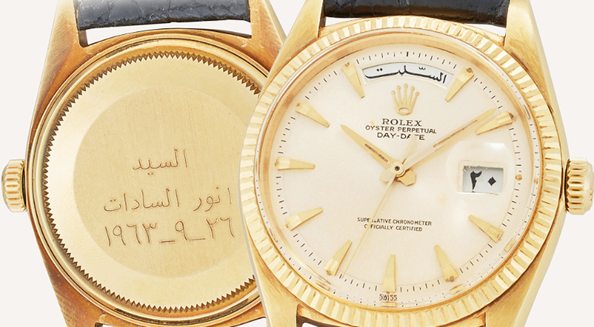 Jamal Abdel Nasser&rsquo;s Symbolic Rolex to Be Auctioned, Estimated at Up to $60,000