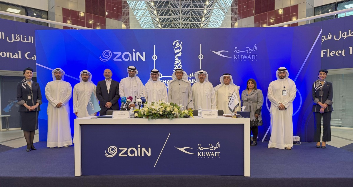 <b>Zain welcomes Kuwait Airways as the Official Carrier of Khaleeji Zain 26</b>