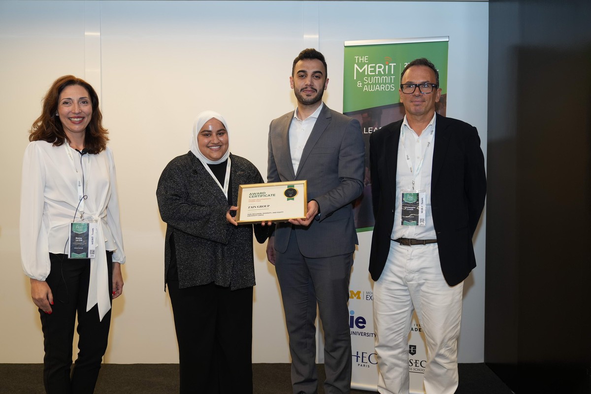 <b>Zain&rsquo;s Inclusion, Diversity & Equity University recognized as &lsquo;Best People Development&rsquo; program at MERIT Summit Awards</b>