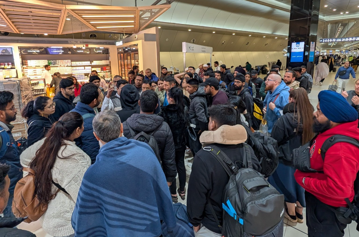 Indians vent &lsquo;frustration&rsquo; after 19-hour Kuwait airport ordeal