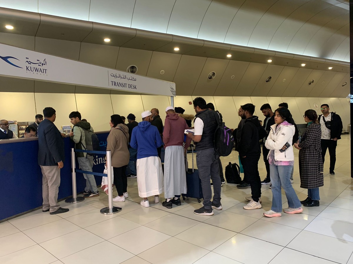 Indians vent &lsquo;frustration&rsquo; after 19-hour Kuwait airport ordeal