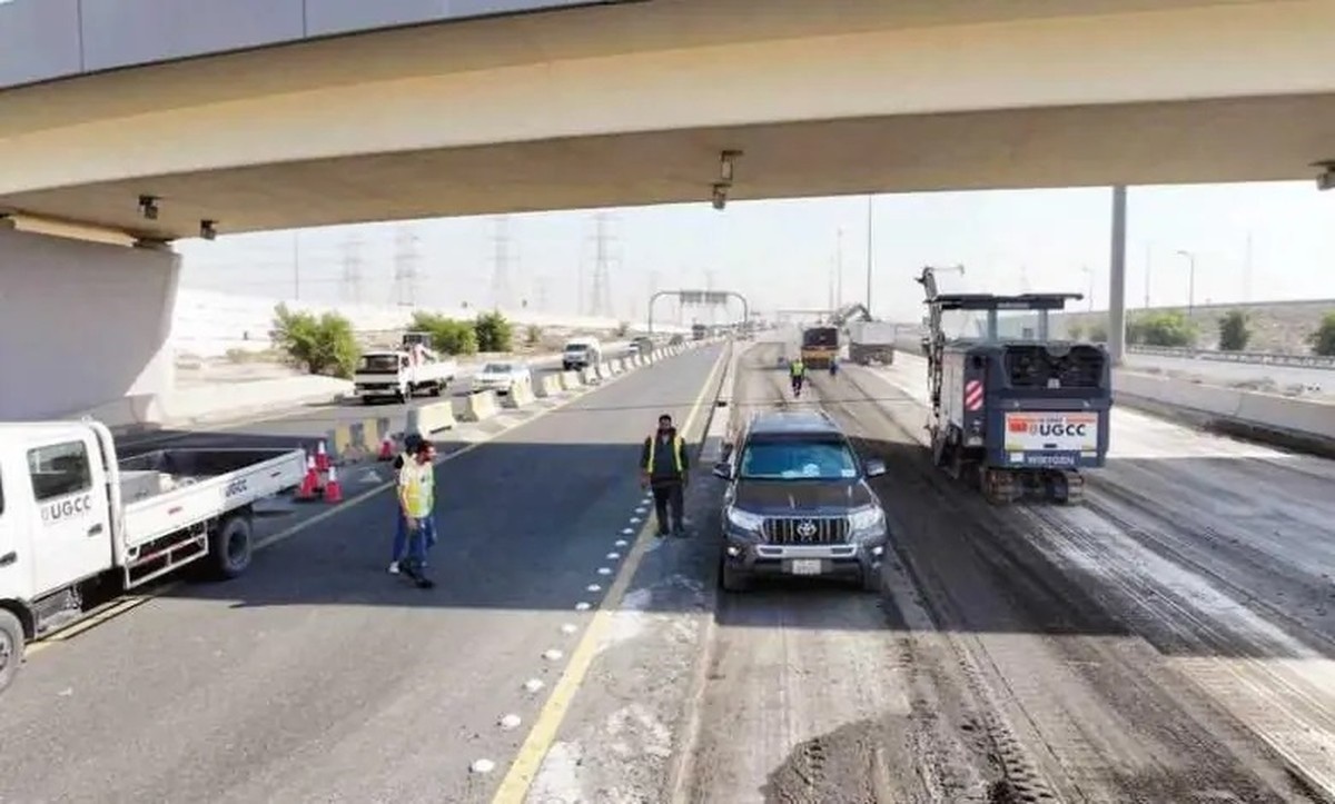 Extensive road maintenance work begins in the Jabriya area