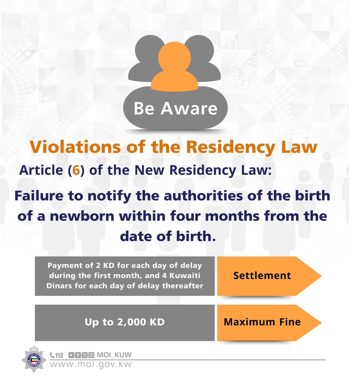 Expats face hefty fines under Kuwait's new residency law