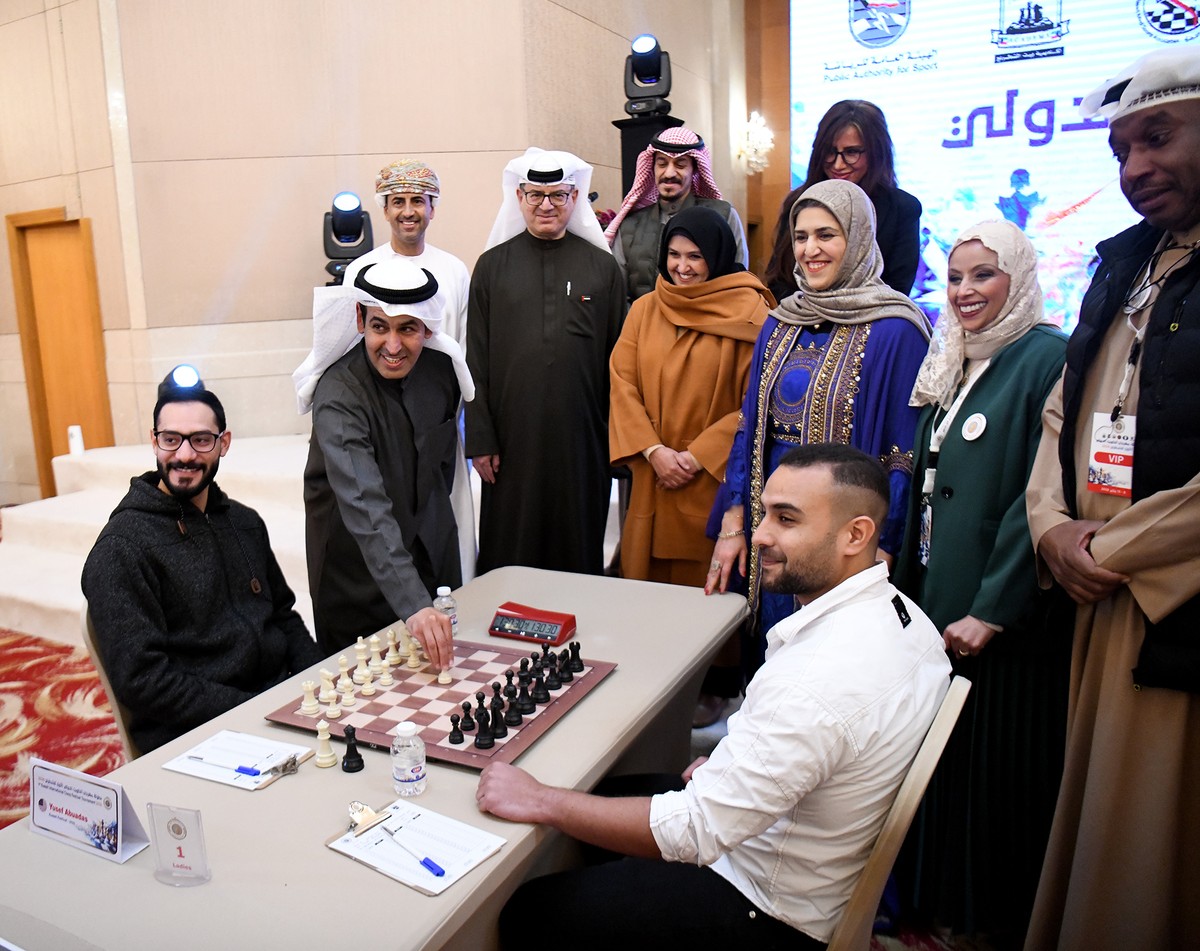 The 1st Kuwait International Chess Festival opens with 250 players from 25 countries