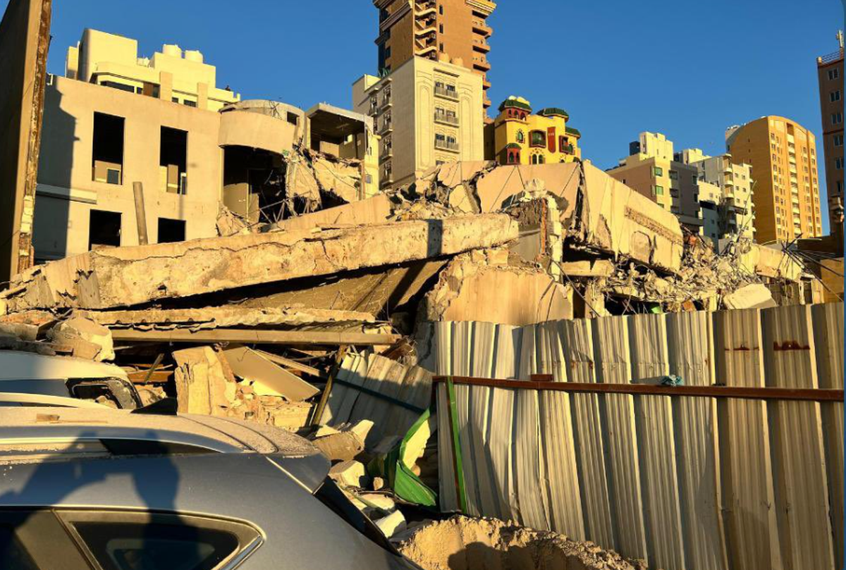 Minor Injuries Reported as Building Collapses During Demolition in Kuwait