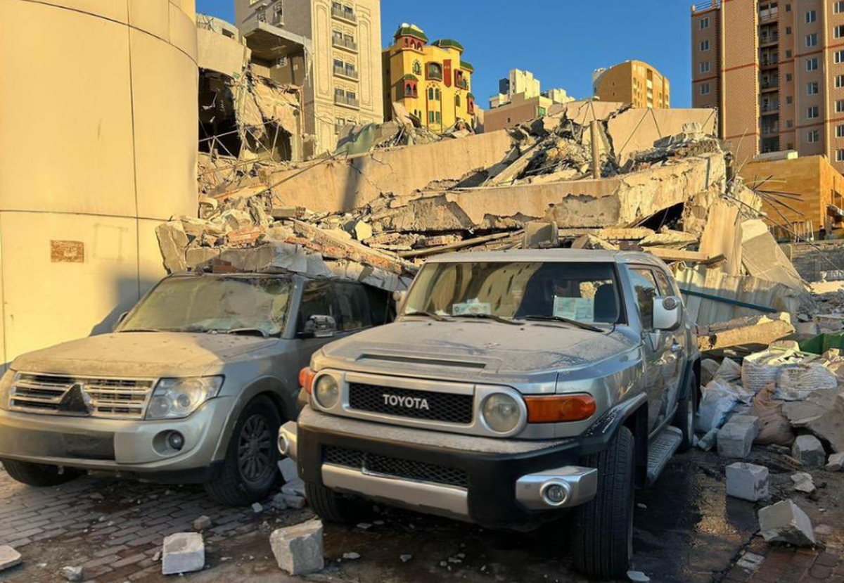 Minor Injuries Reported as Building Collapses During Demolition in Kuwait