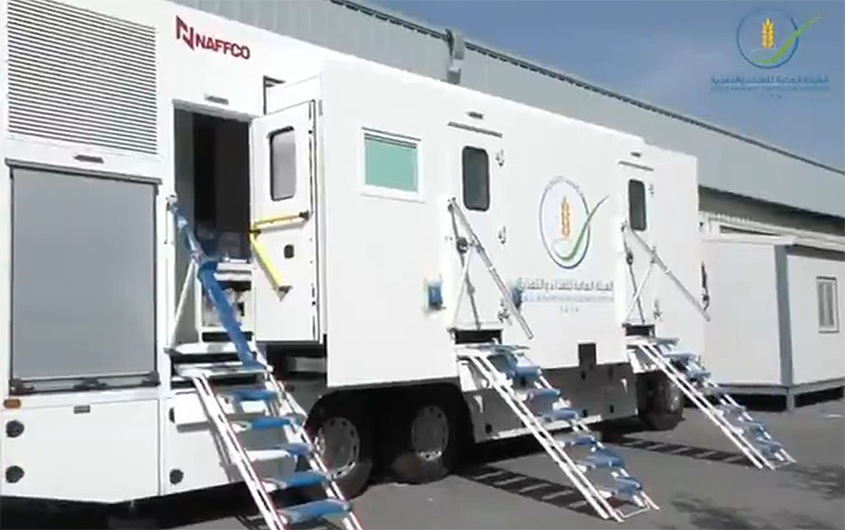 First mobile food testing lab at the airport