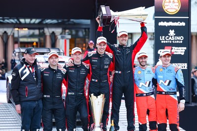 TOYOTA GAZOO Racing kicks off the season with one-two Rally Monte-Carlo win