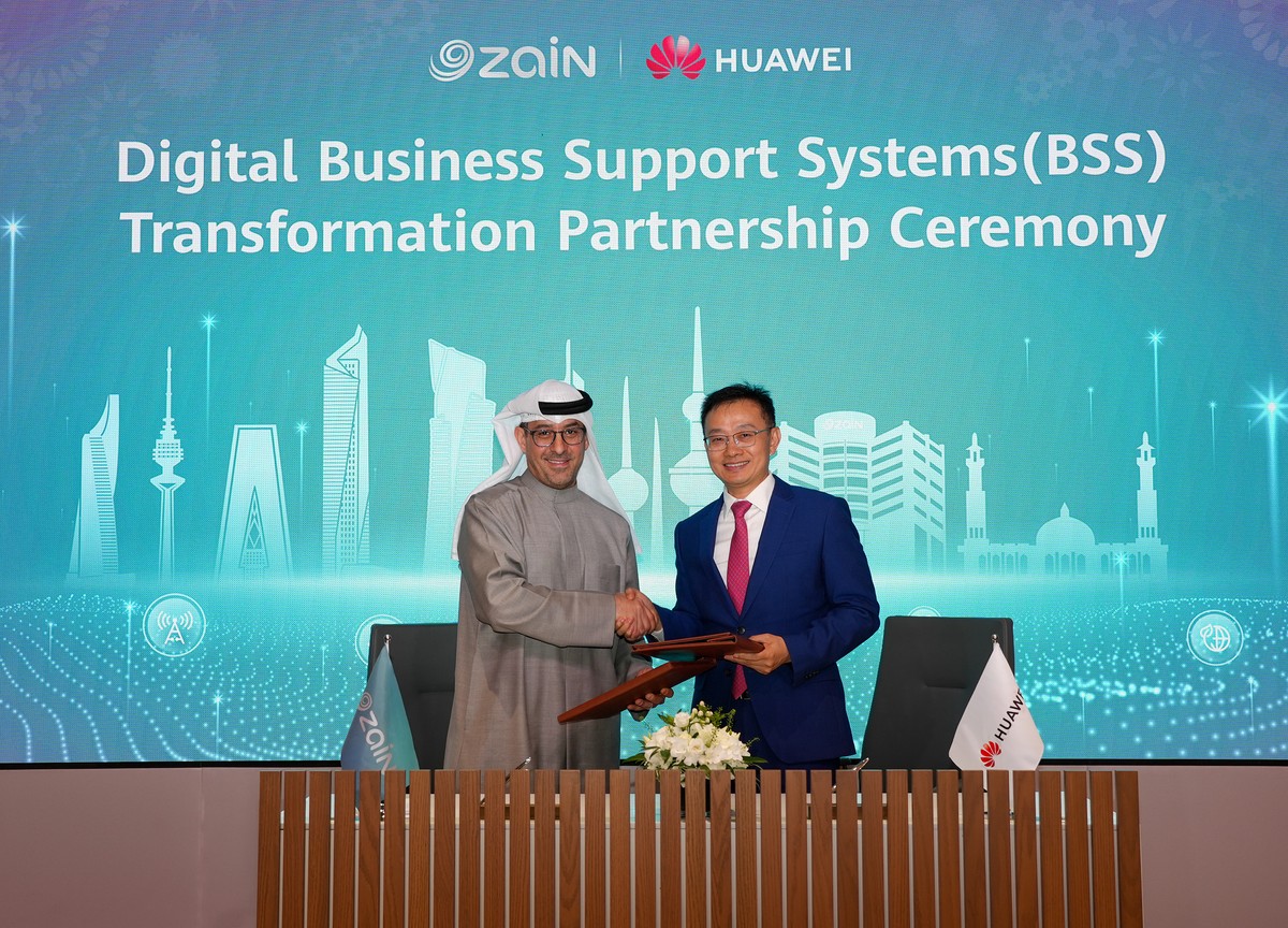 Zain Kuwait partners with Huawei to enrich customer experiences through digital Business Support System (BSS) transformation project