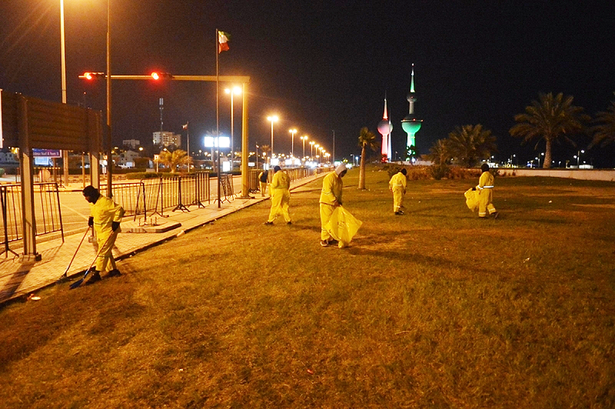 Citizens and Cleaning Teams Collaborate to Keep National Celebrations Clean