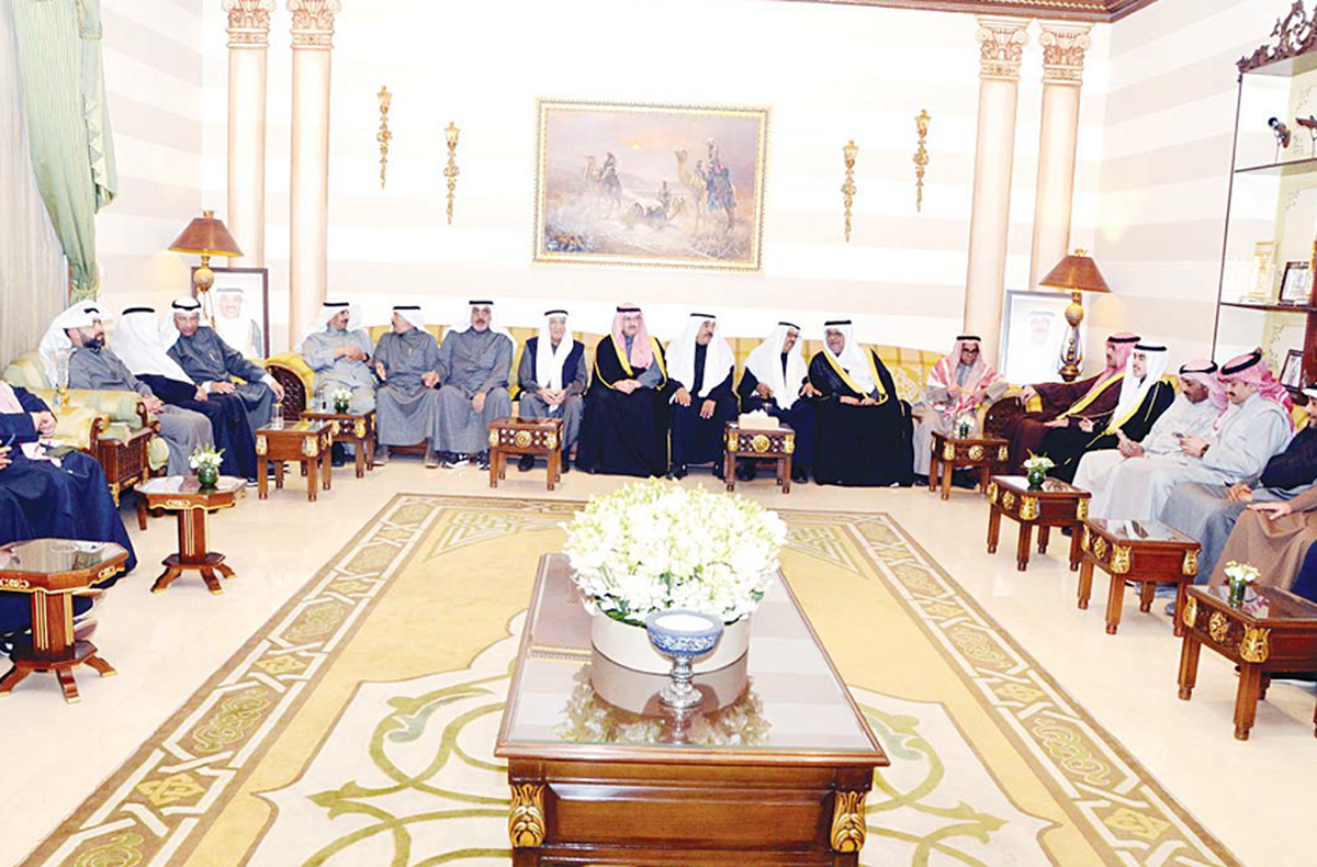 Sheikh Duaij and Sheikh Faisal host warm Ramadan gathering in Jabriya