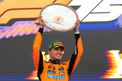 McLaren's Norris wins wet and wild Australian Grand Prix