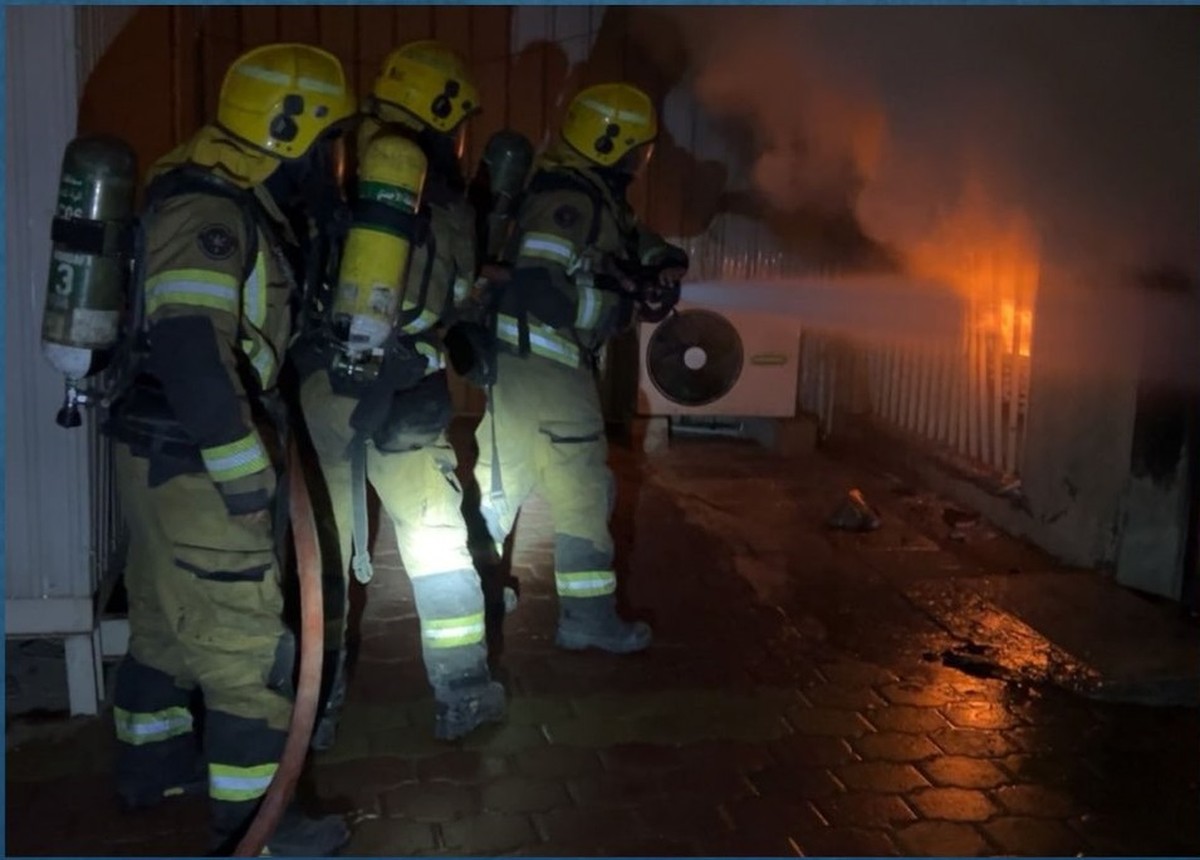 Firefighters contain house fire in Al-Sabahiya area