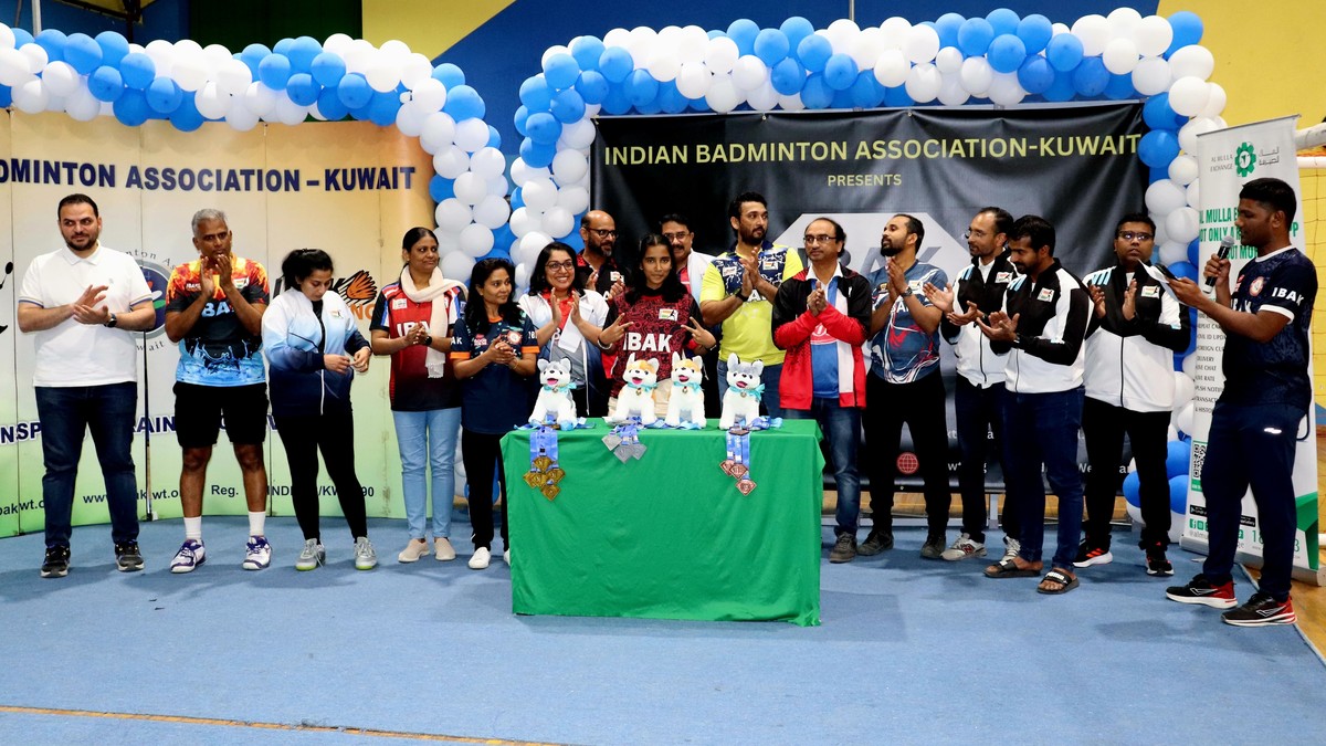 Senior badminton stars dazzle as international tournament concludes in Kuwait
