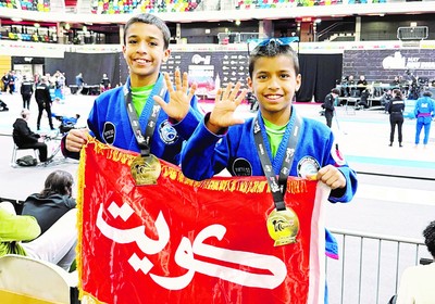 Two Kuwaiti athletes win gold at the Jiu-Jitsu World Tour in London ...