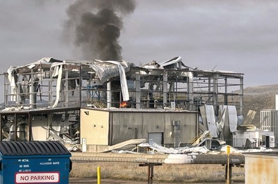 Building destroyed in explosion at Northrop Grumman’s rocket test site ...