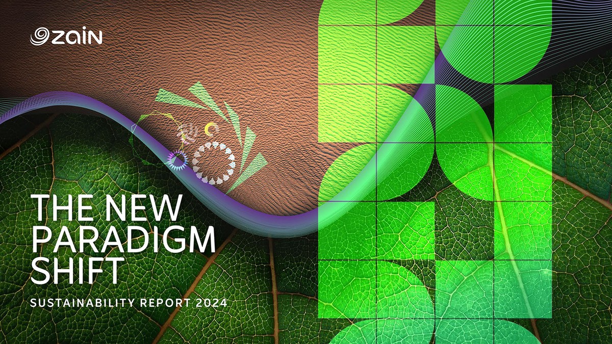 Zain publishes 14th annual &lrm;sustainability report, titled &lrm;&lrm;&lsquo;The New Paradigm Shift&rsquo;&lrm;