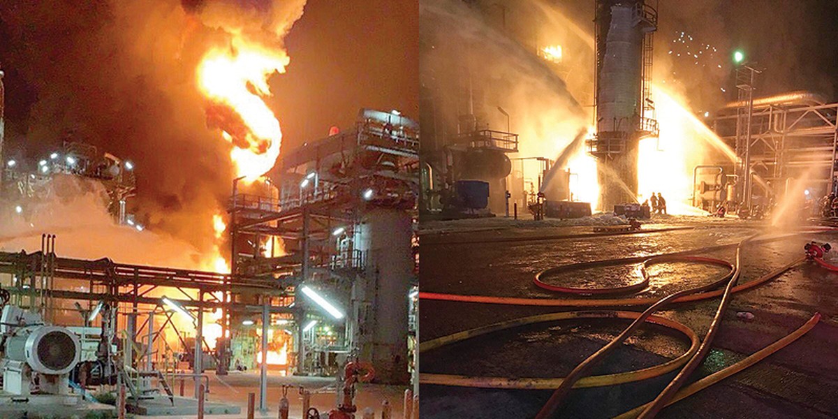 One dead, four injured in fire at Mina Abdullah refinery