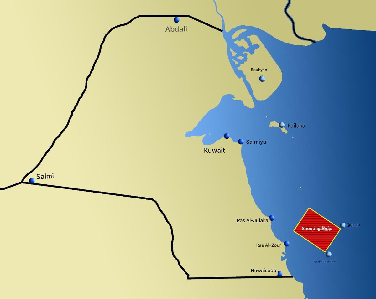 Kuwaiti Army to conduct live ammunition exercises at sea on Tuesday and Wednesday