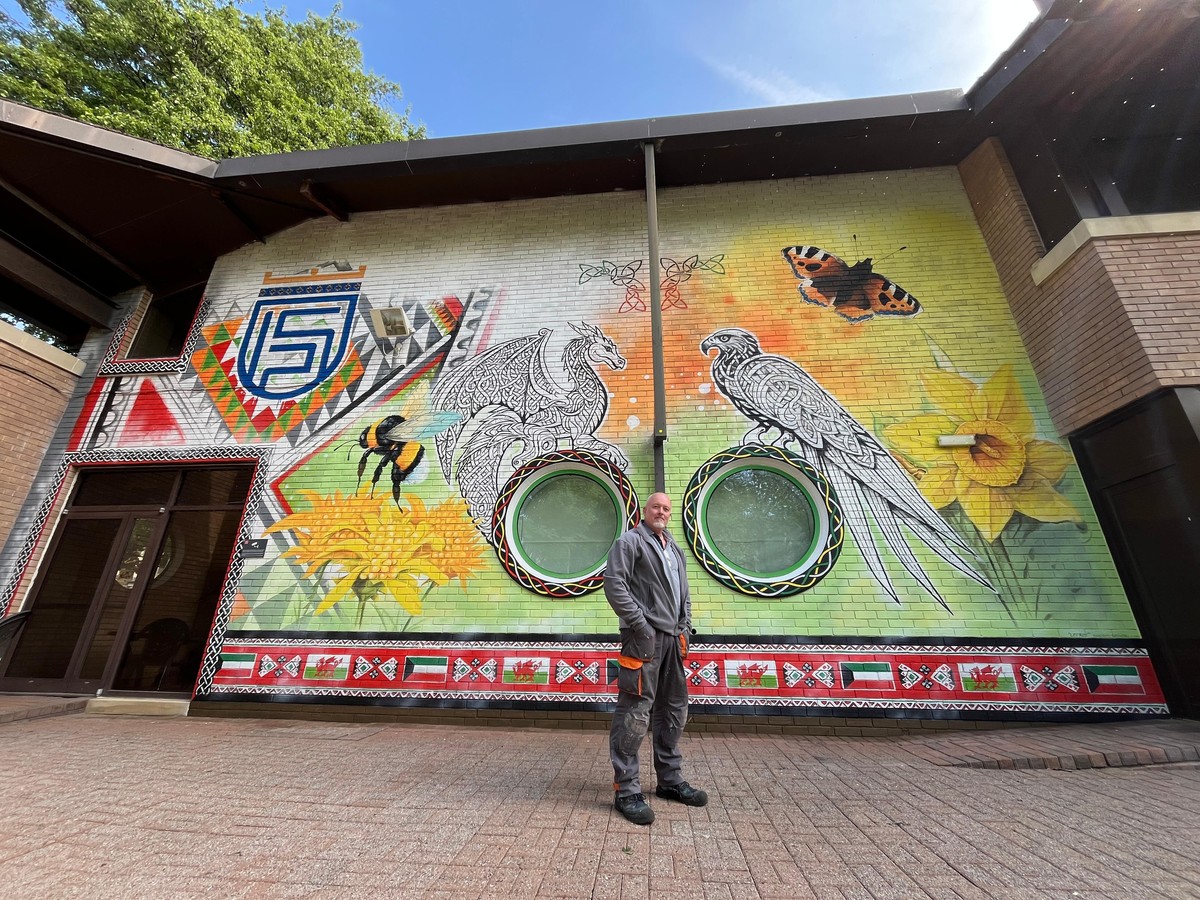 UK&ndash;Kuwait Mural Project Completed in Cardiff