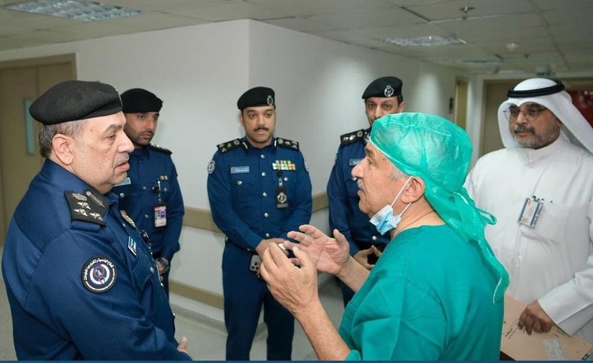 Acting Fire Chief visits injured residents of Al-Rai blaze, vows continued care