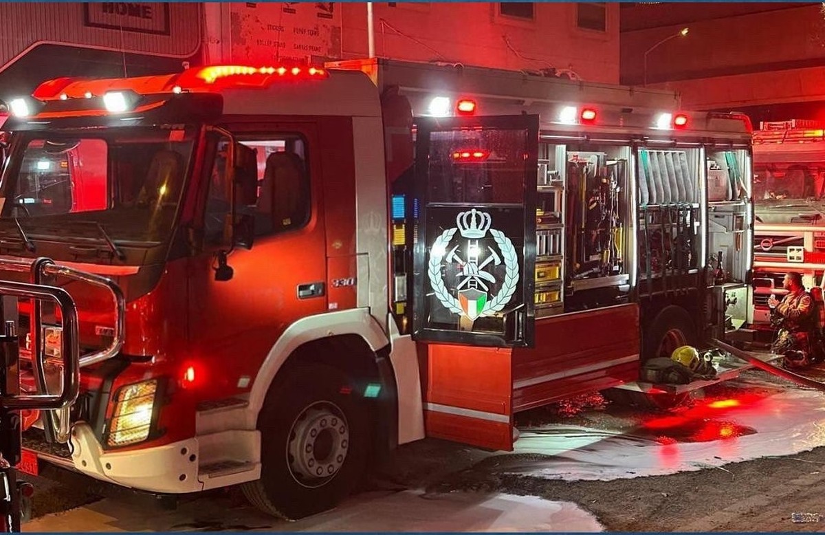 Early Morning Fire in Sabah Al-Salem Injures One