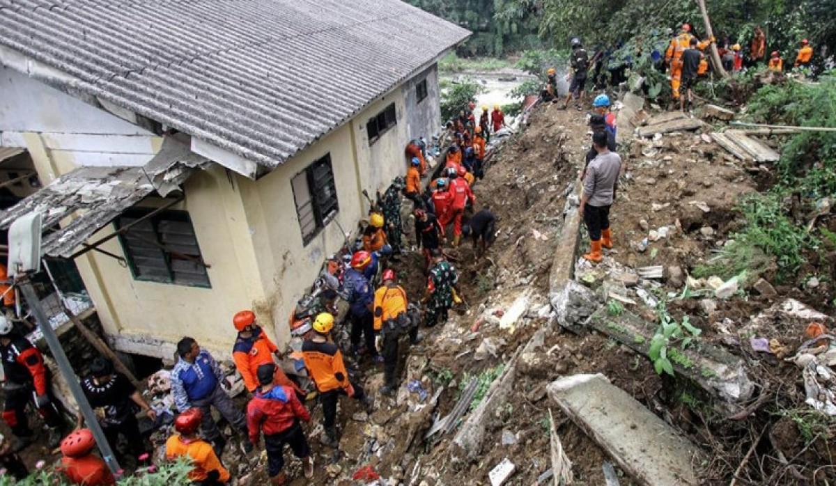 4 killed after landslides strike Indonesia's West Java