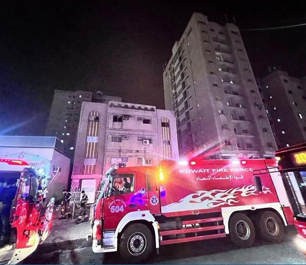 Firefighters contain apartment fire in Khaitan | arabtimes