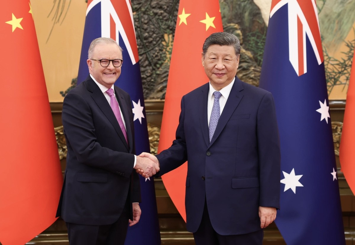 Xi meets Australian PM in Beijing