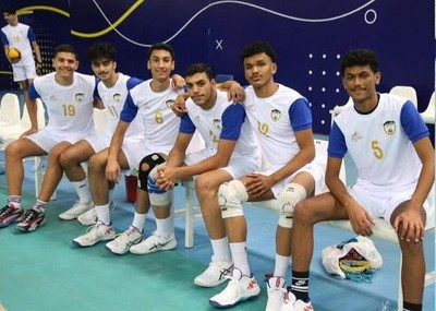 Kuwait U-17 volleyball team embarks on Cairo camp ahead of Arab Championship