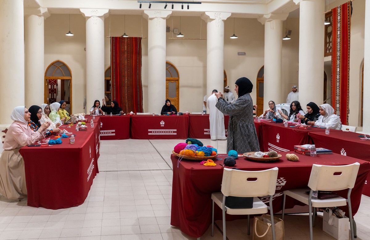 New generation of artisans embraces Kuwait&rsquo;s Sadu heritage at weaving workshop