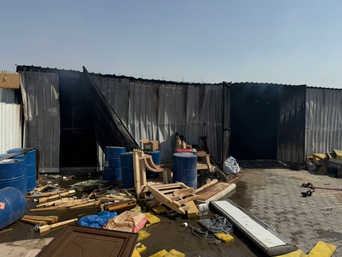 Fire contained at Kabd livestock farm turned carpentry workshop