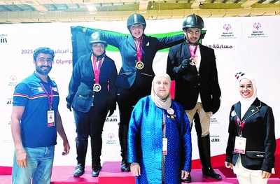 Kuwaiti riders sweep podium at MENA Special Olympics equestrian event