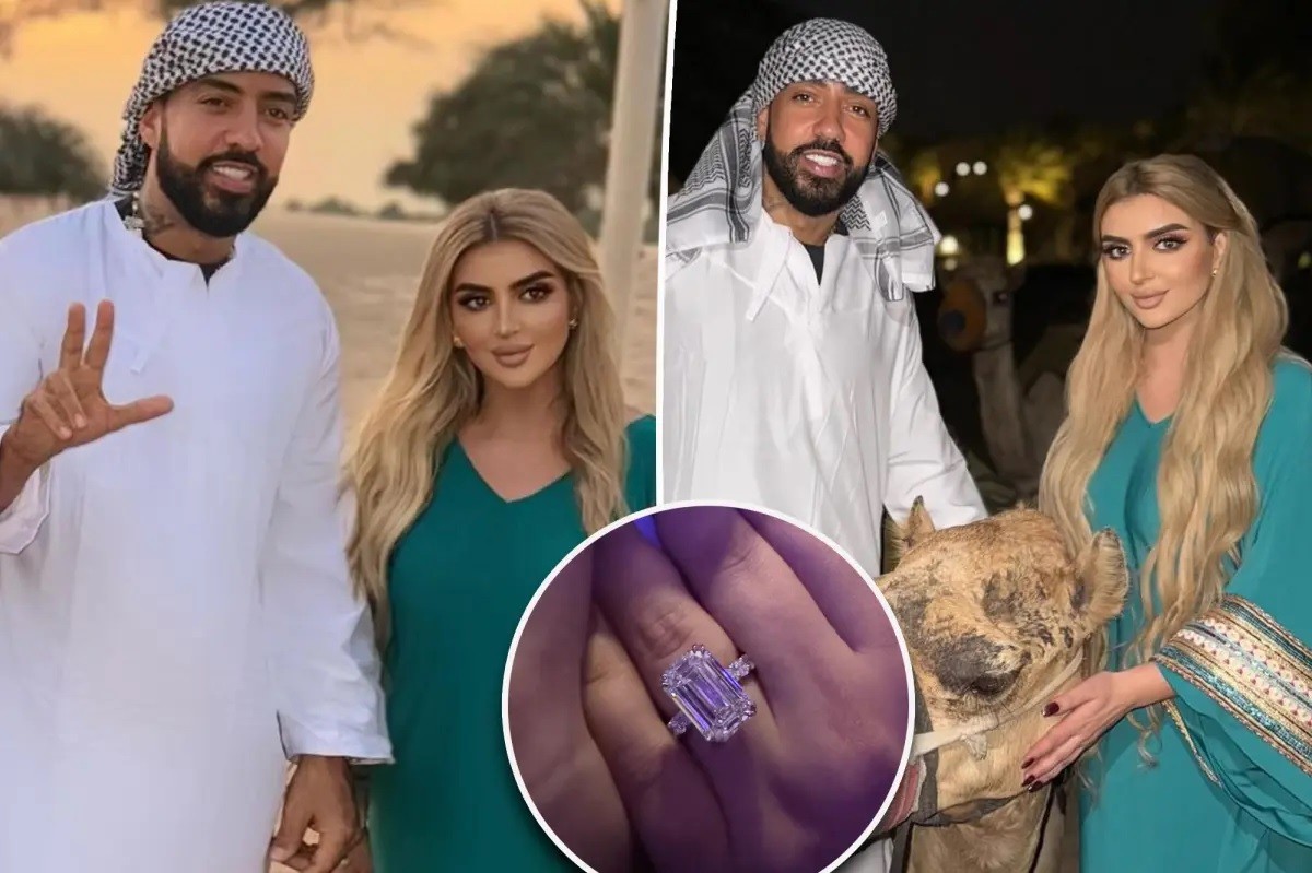 Dubai princess shows off stunning French Montana engagement ring