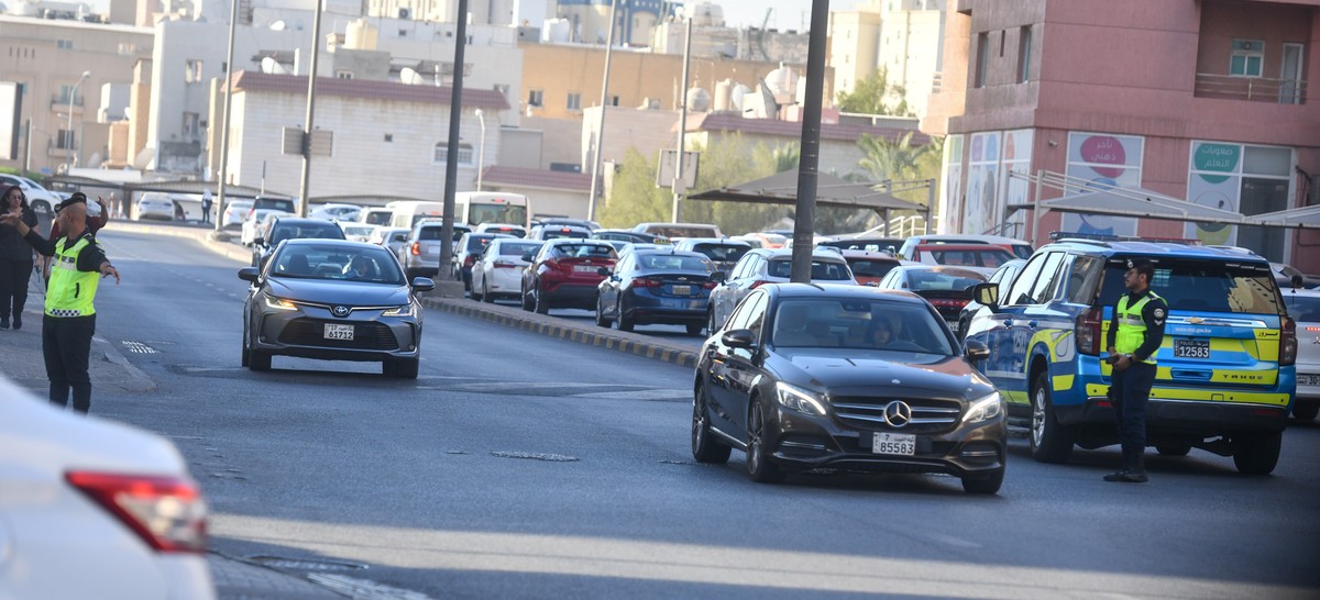 Kuwait traffic police efforts shine during the first day of the school year