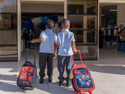 Kuwait first-graders begin school year in an atmosphere of joy and wonder