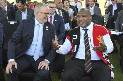 Australia's PM unable to clinch defense treaty with Papua New Guinea during visit