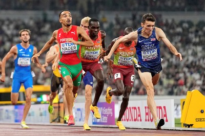 Portugal’s Nader stuns field to win men’s 1,500m at worlds