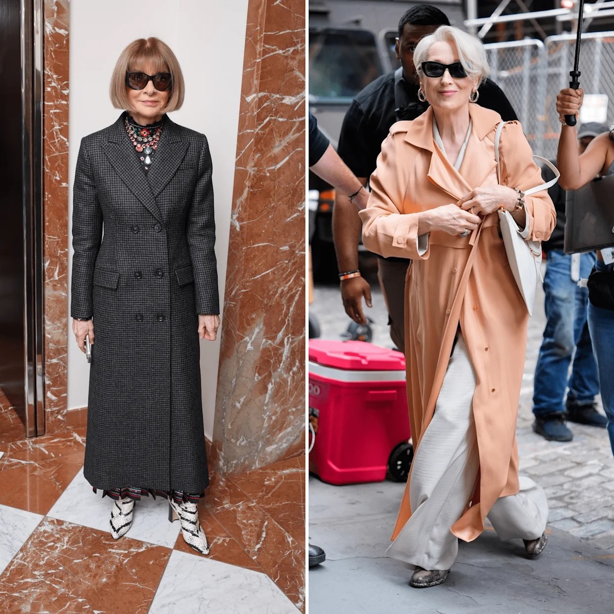 Meryl Streep&rsquo;s Miranda Priestly reunites with Anna Wintour in Milan