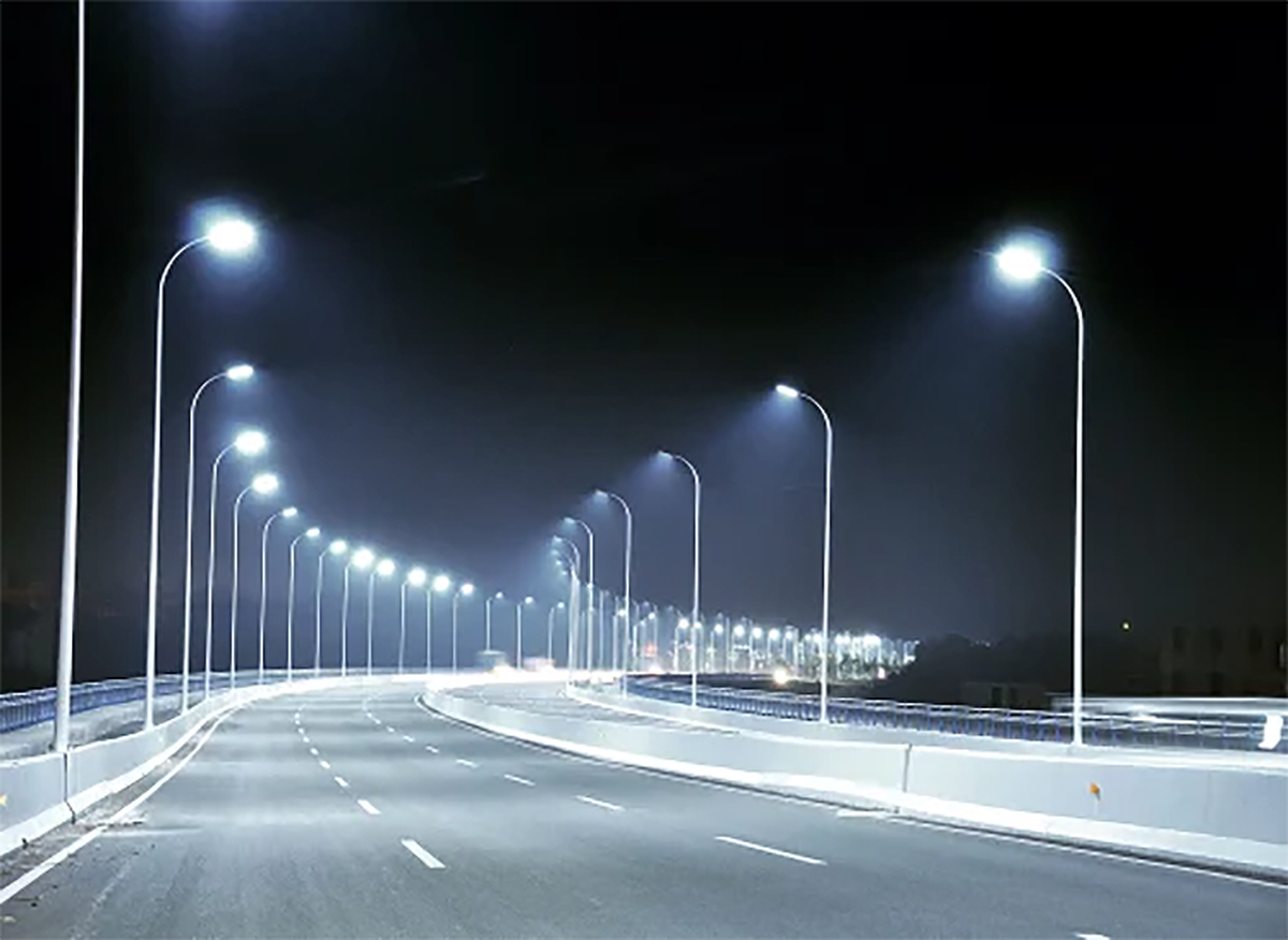 Solar lights modern Kuwait cities