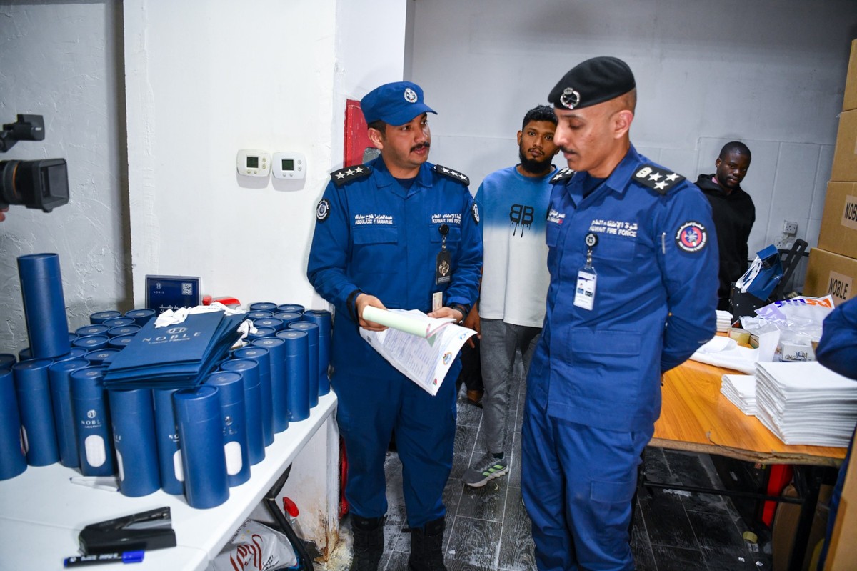Kuwait Fire Force shuts down 33 violating facilities in Al-Ardiya Industrial Area sweep