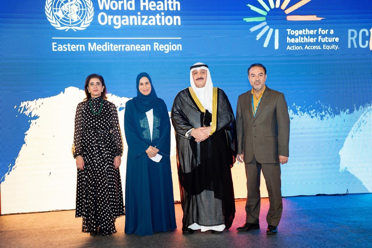 Health Minister affirms Kuwait&rsquo;s focus on peace and development at WHO meeting