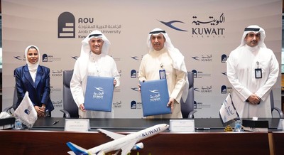 Kuwait Airways signs cooperation protocol with the Arab Open University